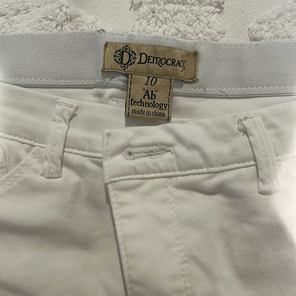 Democracy | Optic White Ab-Technology Skinny Jeans New